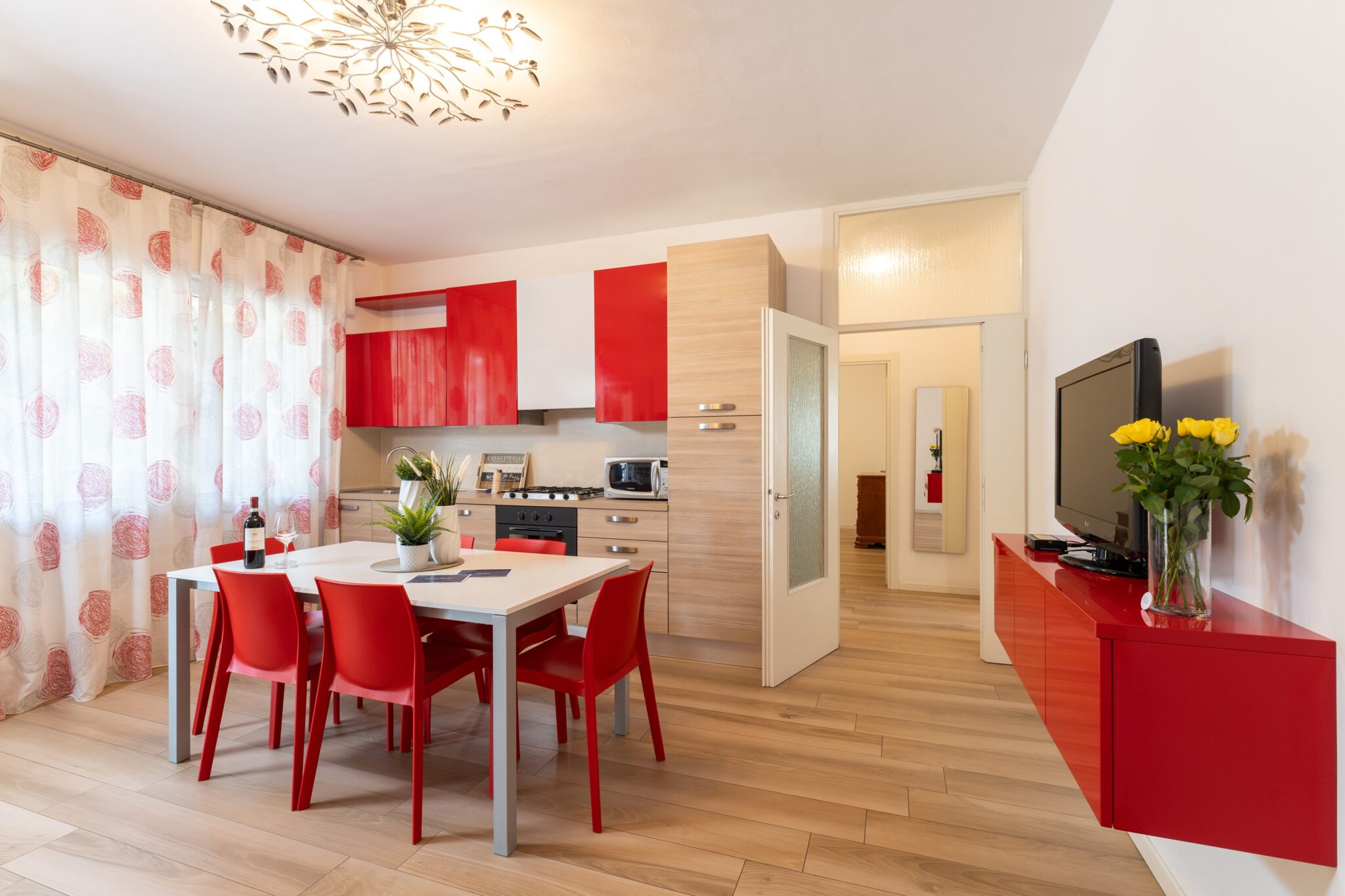 cucina con tv